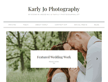 Tablet Screenshot of karlyjophotography.com